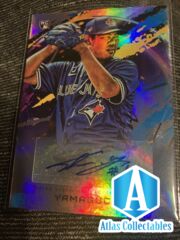2020 Topps Fire Shun Yamaguchi Autograph Rookie Card No. FA-SY Blue Jays